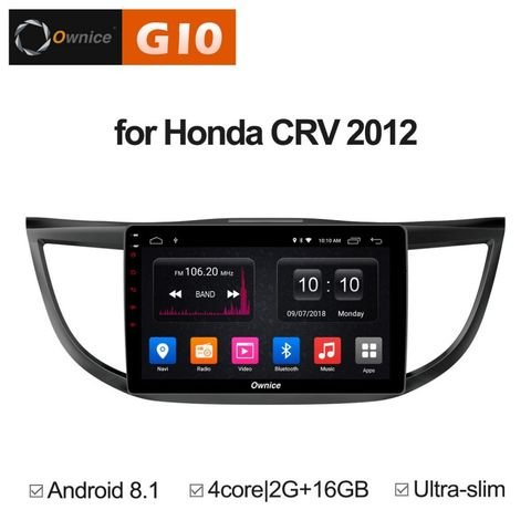 Ownice G10 S1641E  Honda CR-V 4 (Android 8.1)